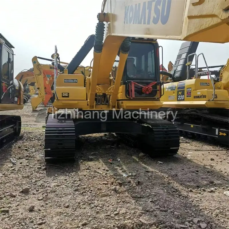 Hot Komatsu PC220 Second Hand Excavator Construction Equipment