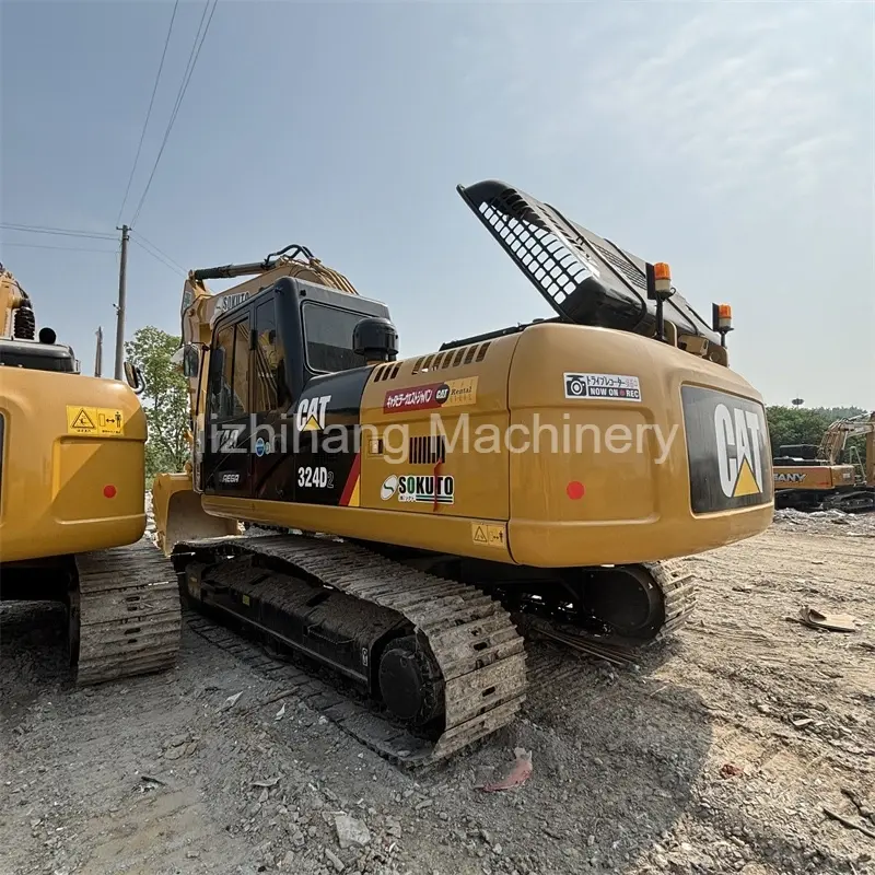 حفارة مجنزرة هيدروليكية مستعملة من نوع CATERPILLAR Cat324D2