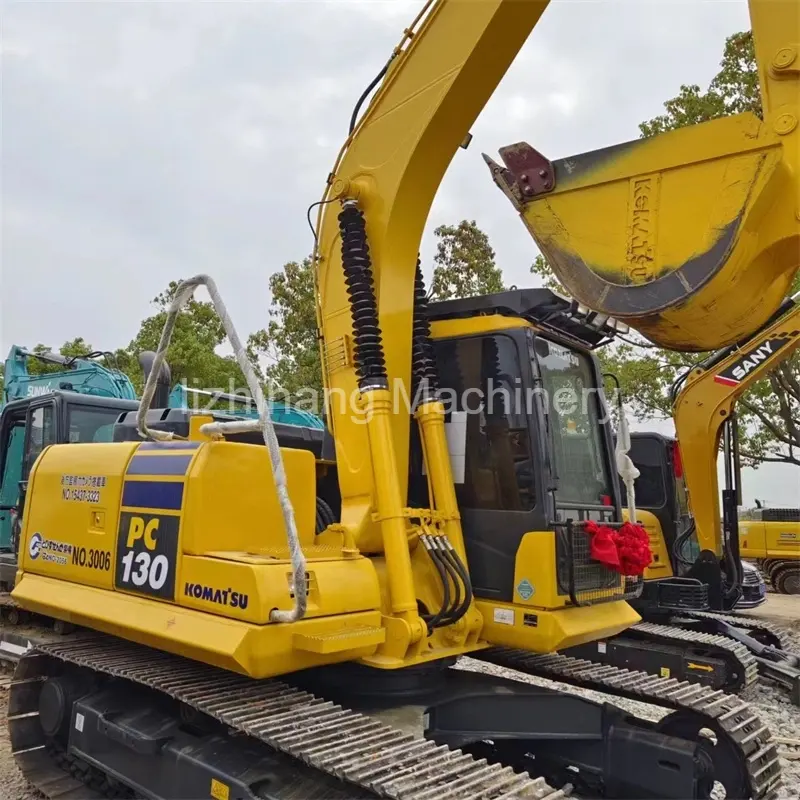 Escavadeira de esteira japonesa usada Komatsu PC130-7 Exportador de escavadeira