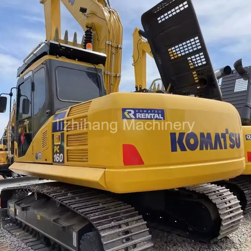 Excavadora Komatsu PC160 usada y nueva en buen estado