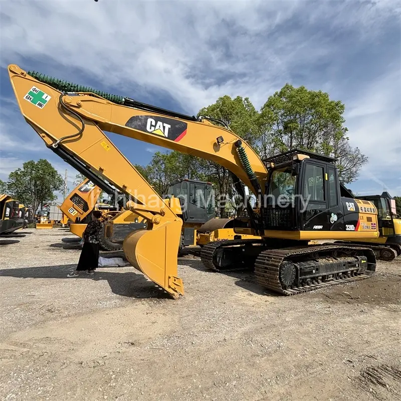 Maquinaria de construcción de gran tamaño Excavadora CATERPILLAR Cat320D2 usada