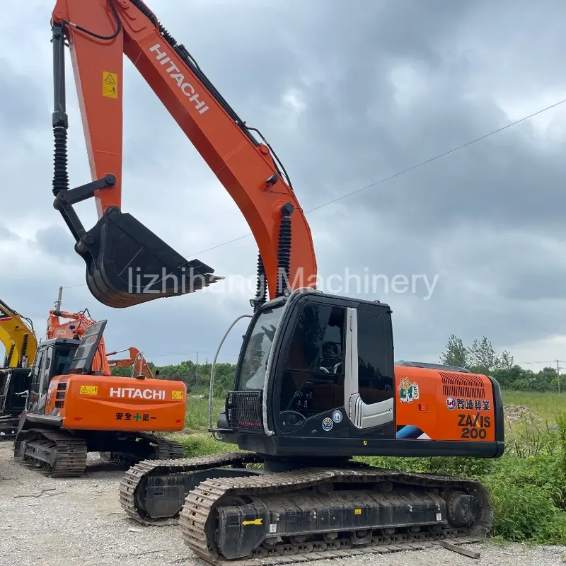 Excavadoras hidráulicas Hitachi ZX200 de gran potencia usadas