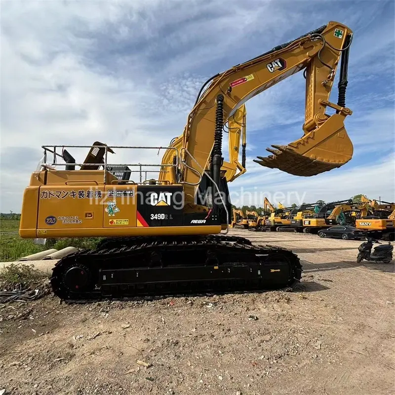 Large Power used CATERPILLAR Cat349D2L Excavator For Sale