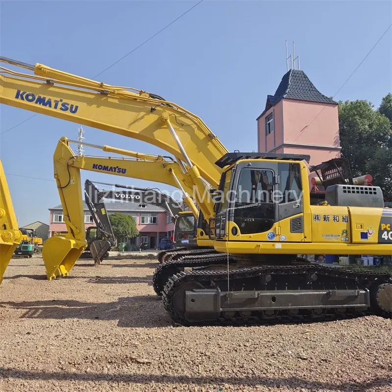 Retroexcavadora Komatsu PC400 de segunda mano con mayor vida útil