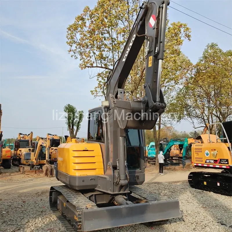 Máquina de construção escavadeira Volvo EC60D usada de baixo preço