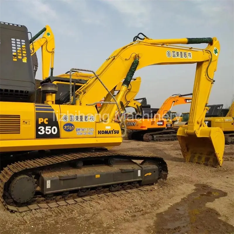 Second-Hand Komatsu PC350 Fuel-Efficient Tracked Excavators