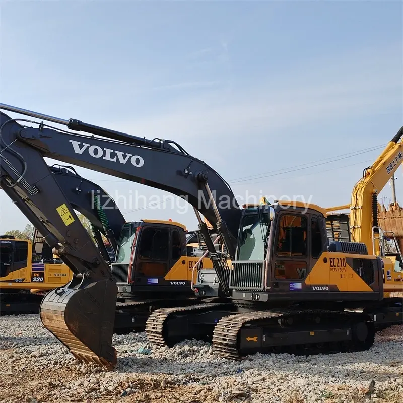 Second Hand Volvo EC210D Crawler Excavator Used Volvo Excavator