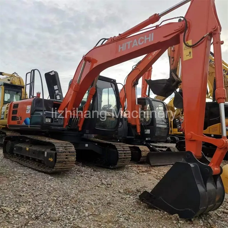 Second-hand original Hitachi ZX120 hydraulic crawler excavator