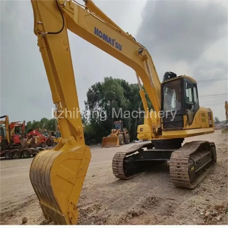 Excavadora de construcción Komatsu PC300-7 usada disponible en stock