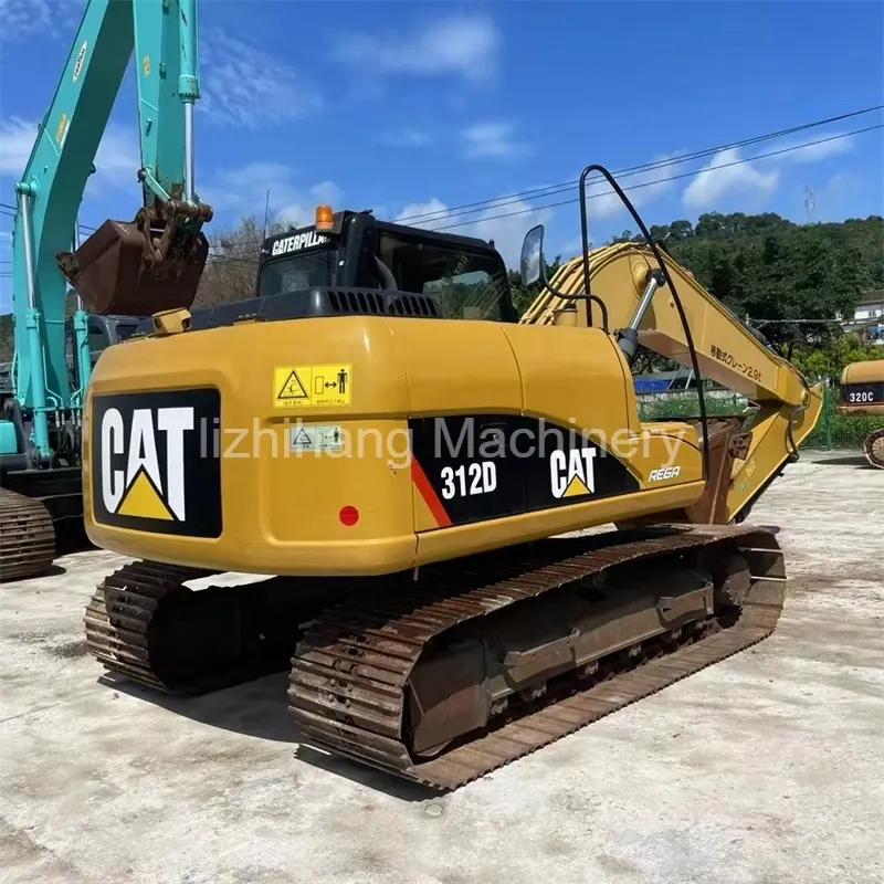 Escavadeira CATERPILLAR Cat312D usada de alto desempenho para venda (2)