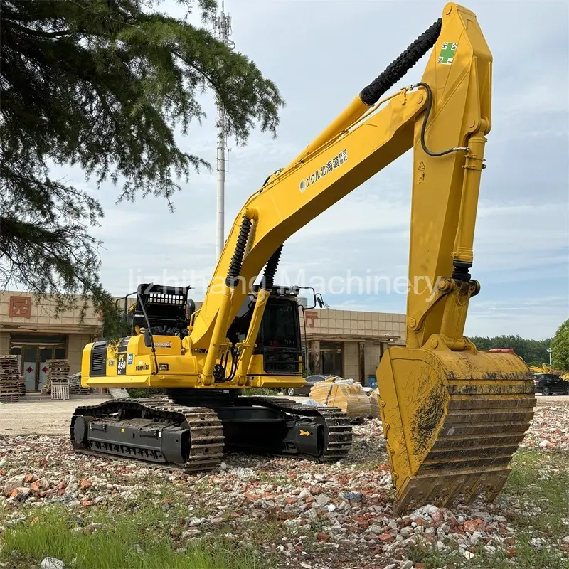 Ekskavator Besar Komatsu PC450LC Bekas Untuk Kecepatan Siklus Tinggi