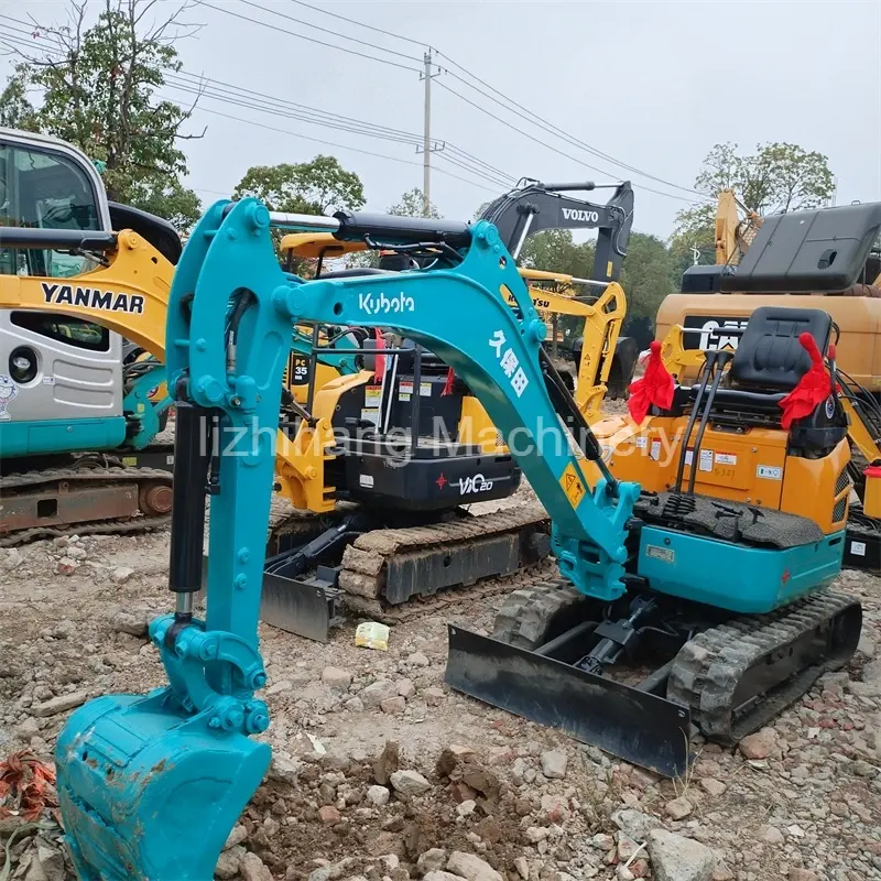 Excavadora Kubota U-15 usada con gran fuerza de arranque del cucharón