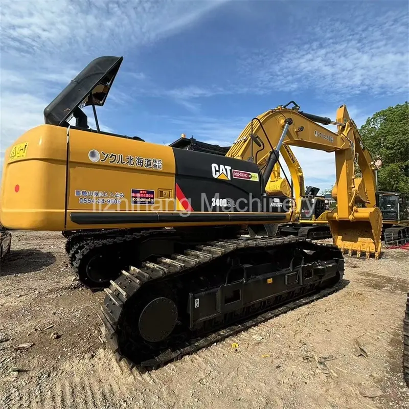 Escavadeira CATERPILLAR Cat340D2L bem conservada com forte força de ruptura da caçamba