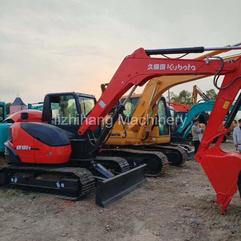 Well-Maintained Second-Hand Kubota 183-3 Excavator For Sale