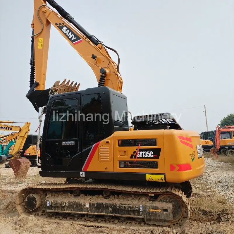 Well-Maintained Second-Hand SANY 135c Tracked Excavator