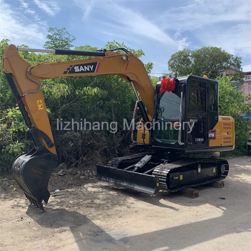 Well-Maintained Second-Hand Sany 75c Tracked Excavator