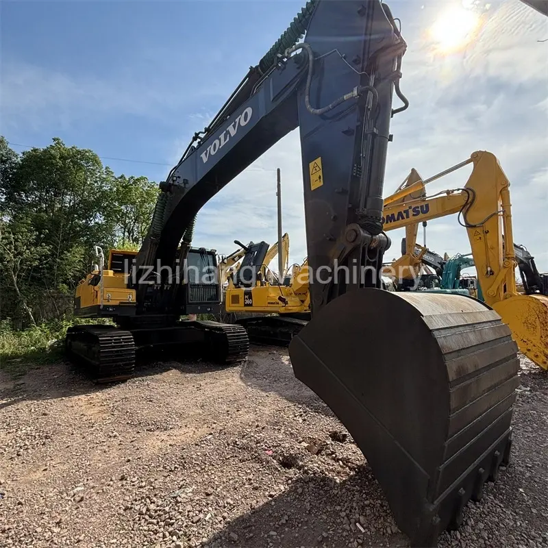 Well-Maintained Used VOLVO 480DL Large Crawler Excavators