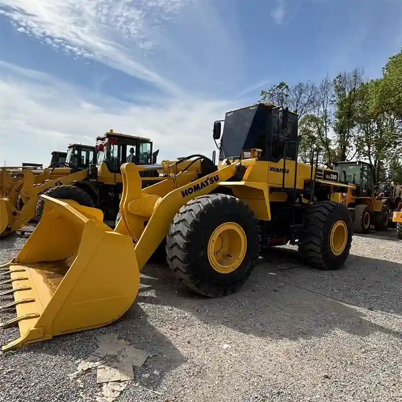 Nova chegada usada Komatsu PCWA380 Loader Máquinas de segunda mão para venda