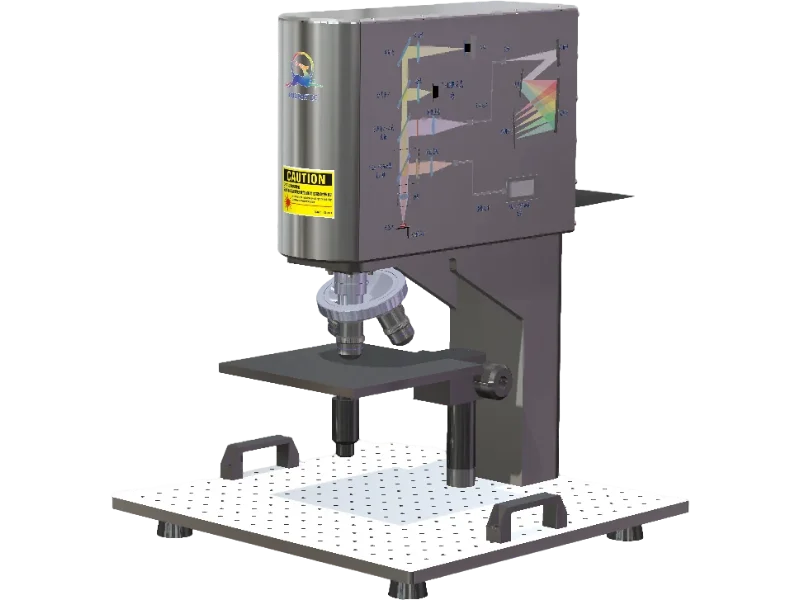 White-Light Microscopic Imaging Raman Spectroscopy System