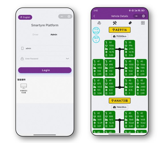 TPMS Intelligent management platform WeChat mini program