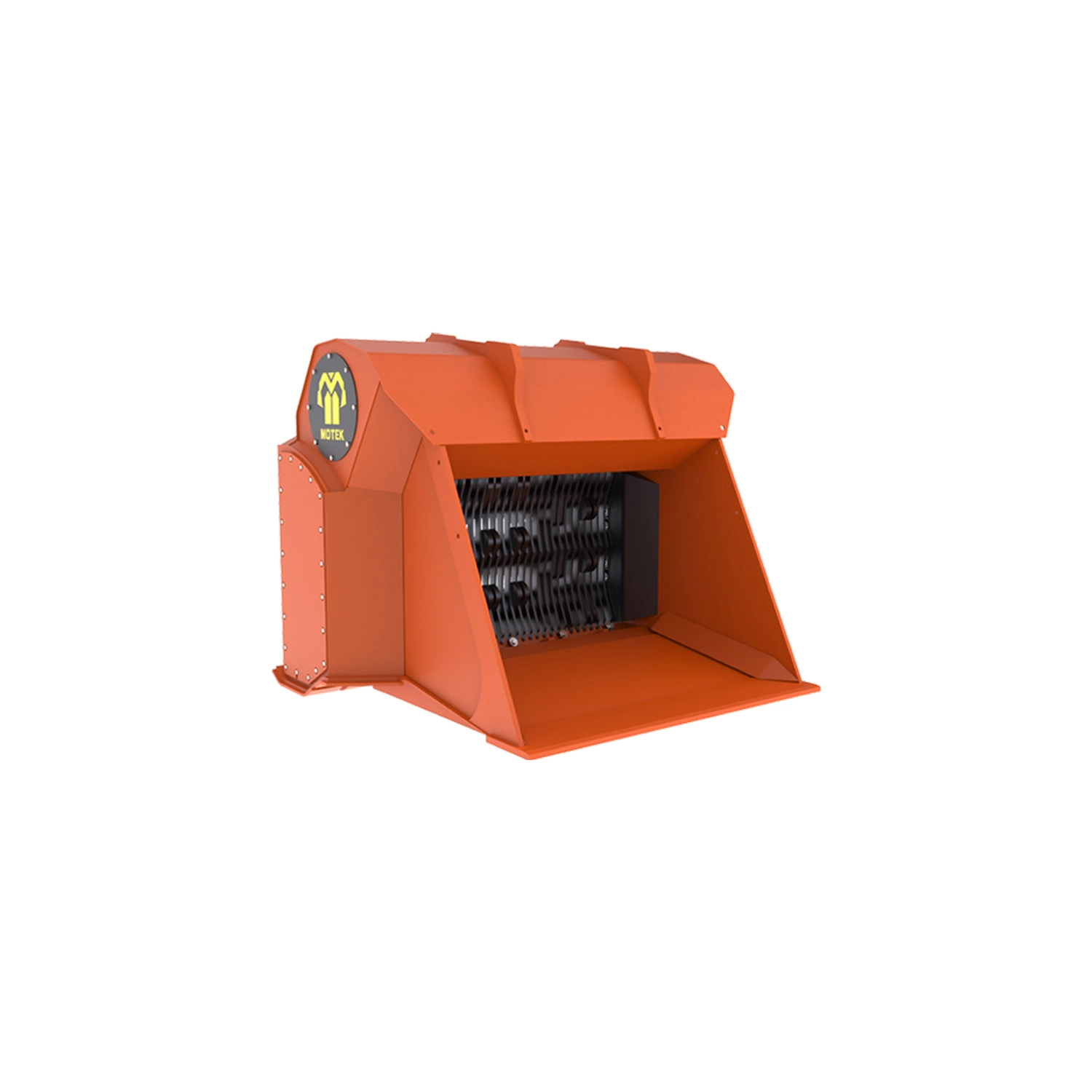skid steer screening bucket attachment