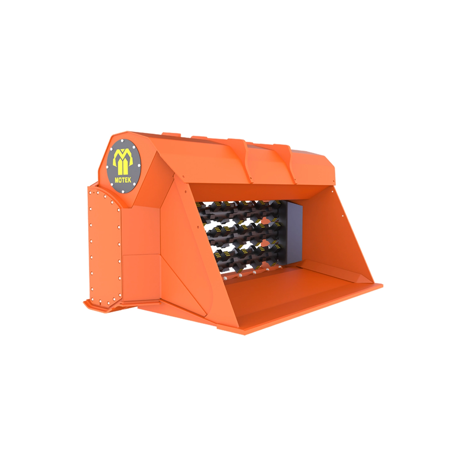 front end loader screening bucket