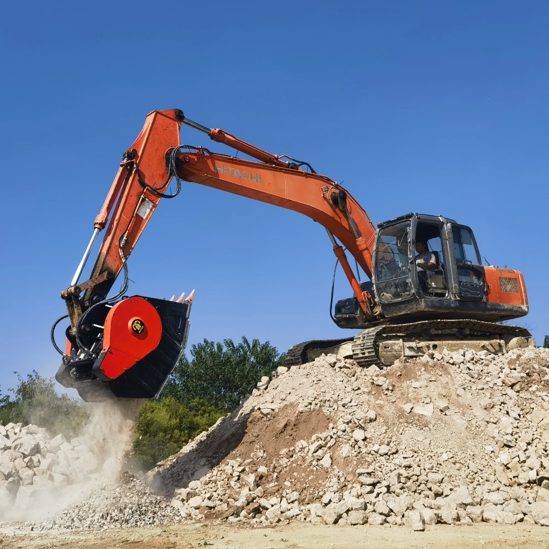 Accesorio de cuchara trituradora de rocas para excavadora MOTEK