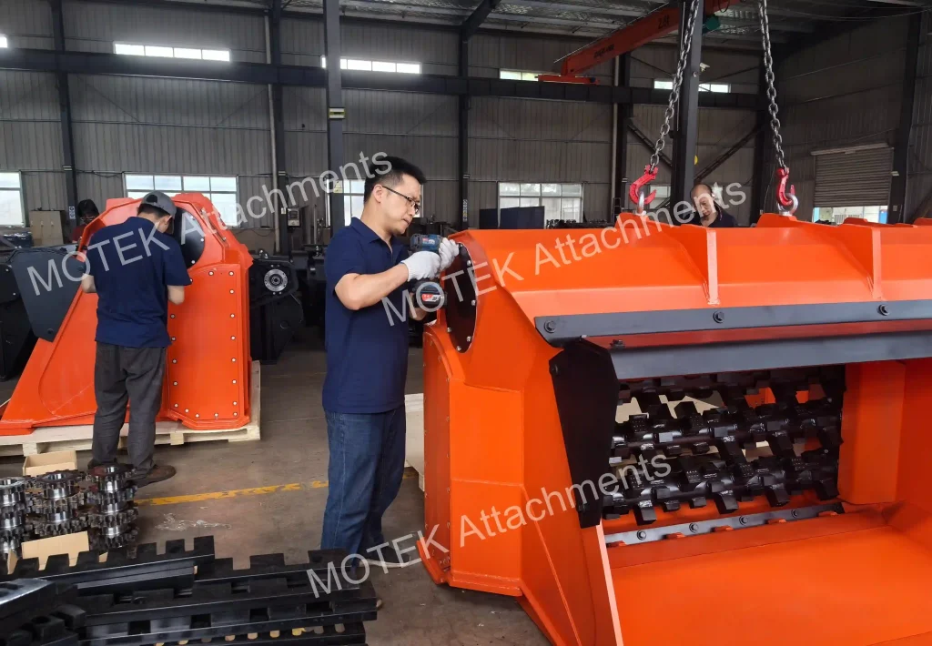 Fabricante de caçamba de peneiramento MOTEK