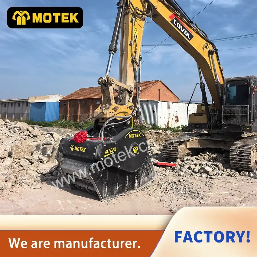 MOTEK破砕バケット工場 中国メーカー