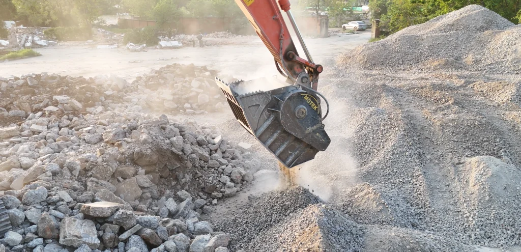 bucket penghancur excavator
