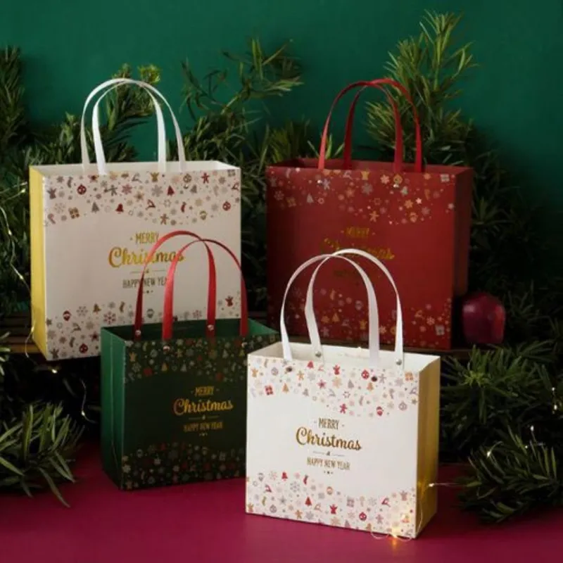 Fábrica de bolsas de papel navideñas