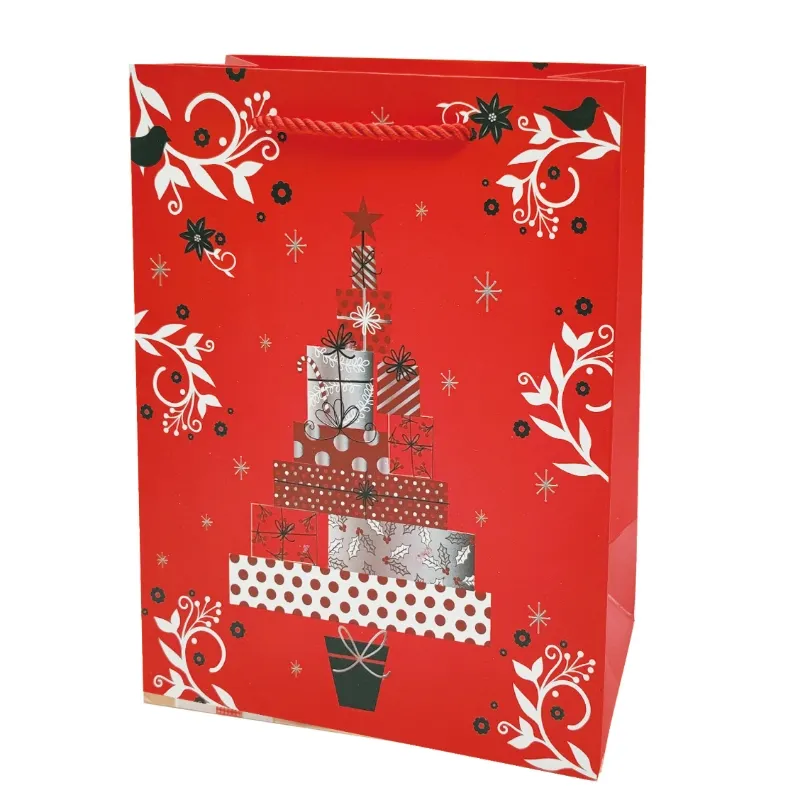 Xmas paper gift bags wholesaler