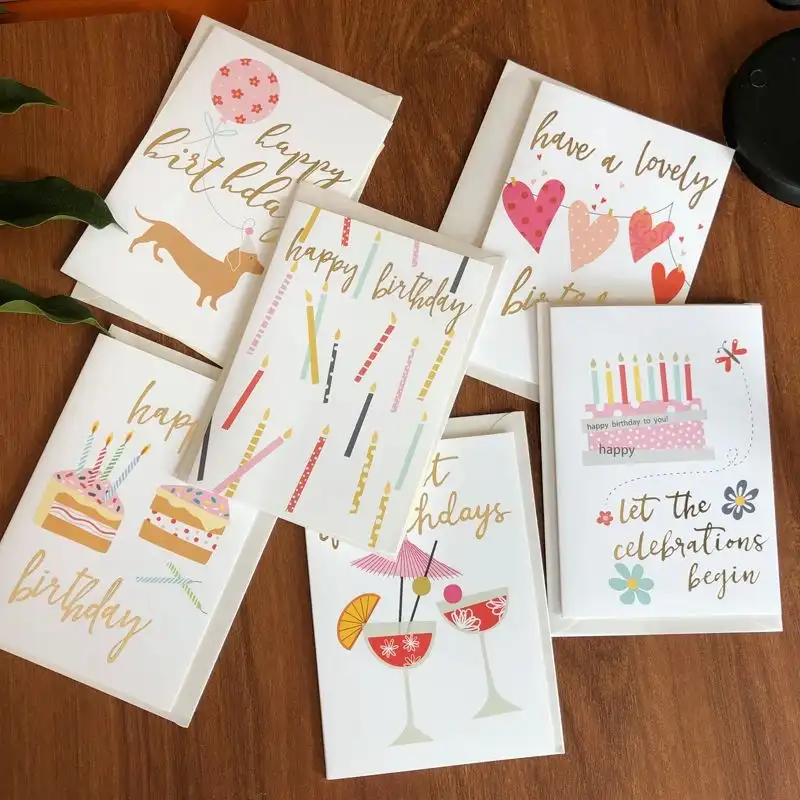 tarjetas de felicitación de importación