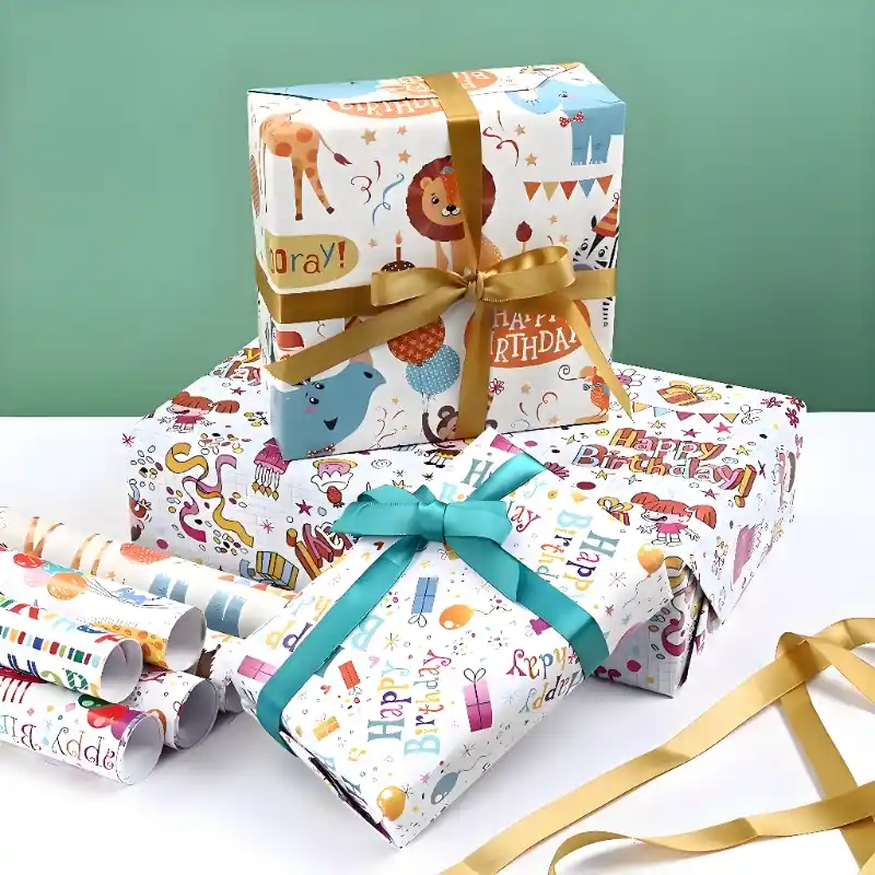 Birthday wrapping paper company