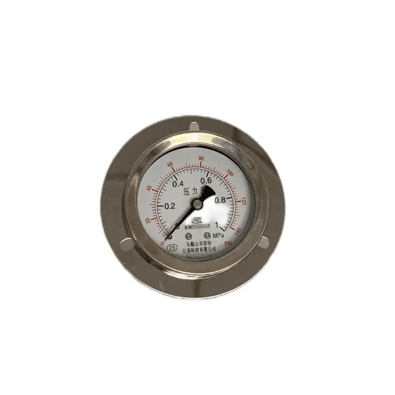 Glycerine filled pressure gauge