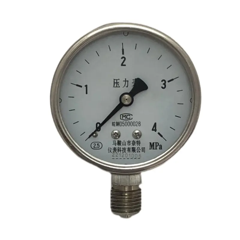 stainless steel unility pressure gauge