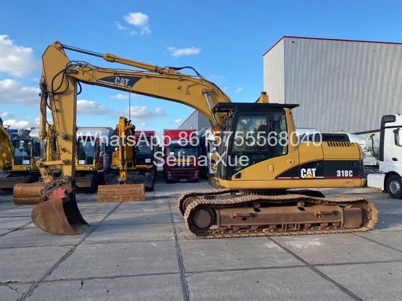 Used excavators-Caterpillar318c (2)