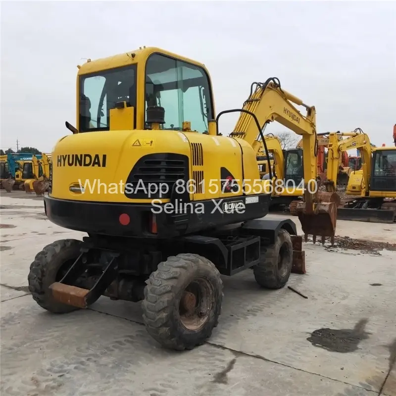 Hyundai 60w-7 wheeled excavator