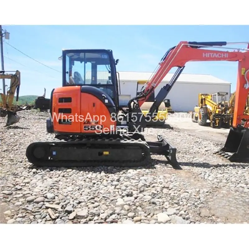 used mini Hitachi excavator 5 tons zaxis zx55USR