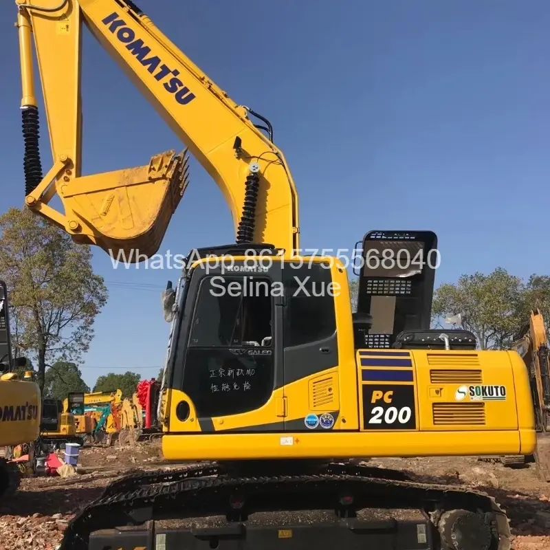 second-hand komatsu pc200 excavators