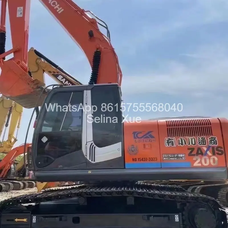 medium-sized used Hitachi excavator 20 tons zx200
