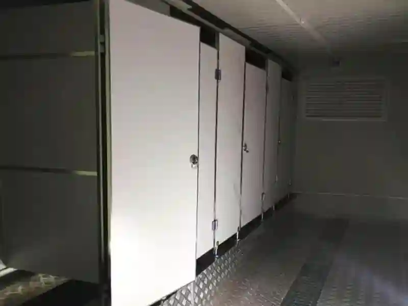 Multi-Unit 4 Compartment Container Public Toilet