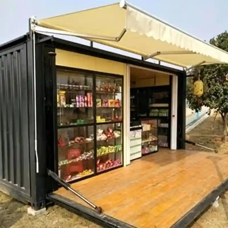 20ft Modular Container Convenience Store With Expandable Layout and Modern Design