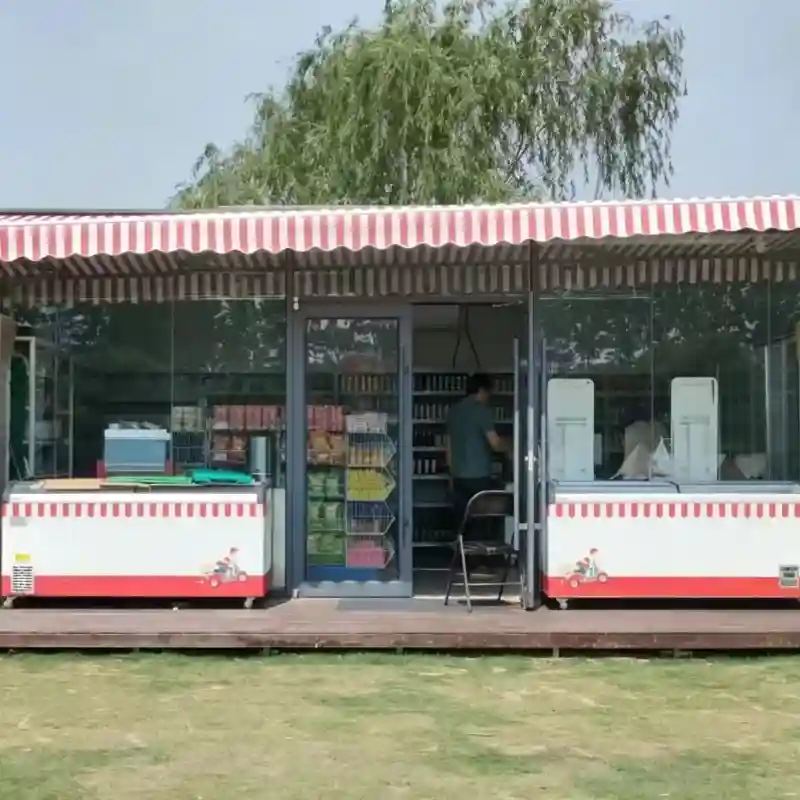 20ft Modular Container Convenience Store With Expandable Layout and Modern Design