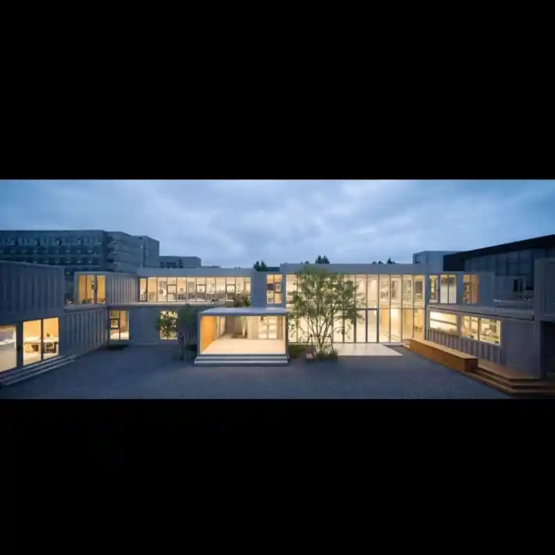 Modern Expandable Modular Container Office Complex for Commercial Projects