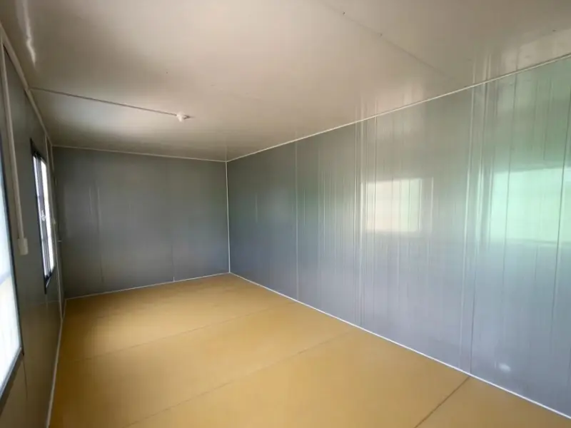 Modern Wood Grain Flat Pack Container House Modular Building