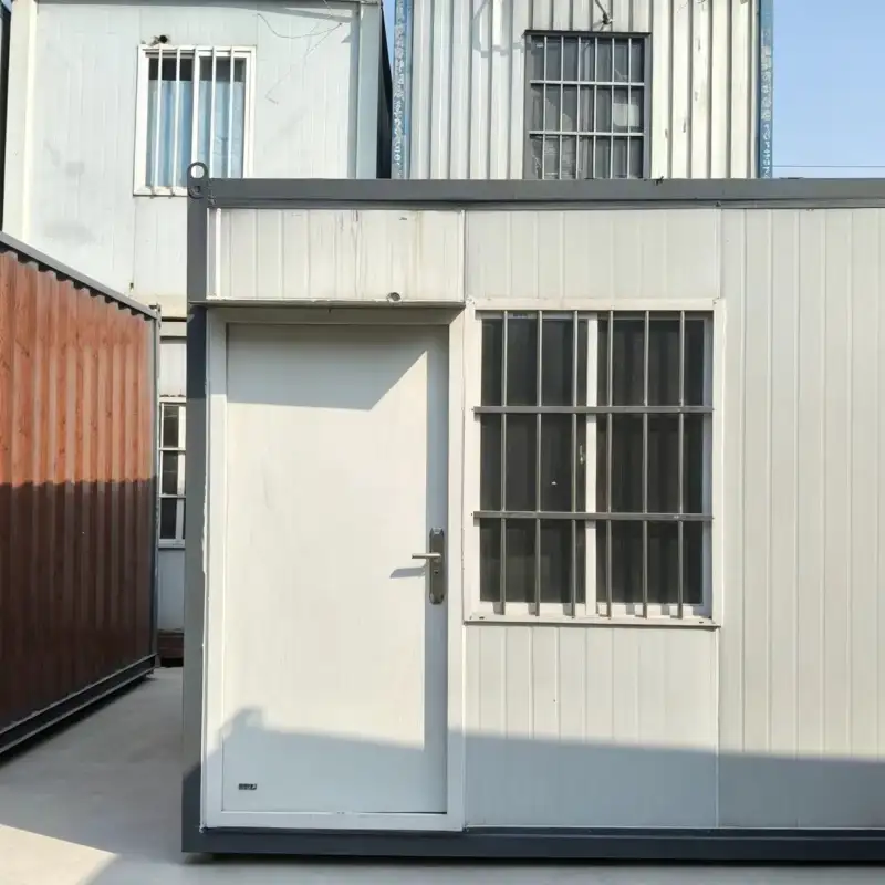 Standard 20ft Flat Pack Container House White Panel Modular Building