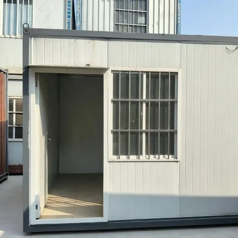 Standard 20ft Flat Pack Container House White Panel Modular Building