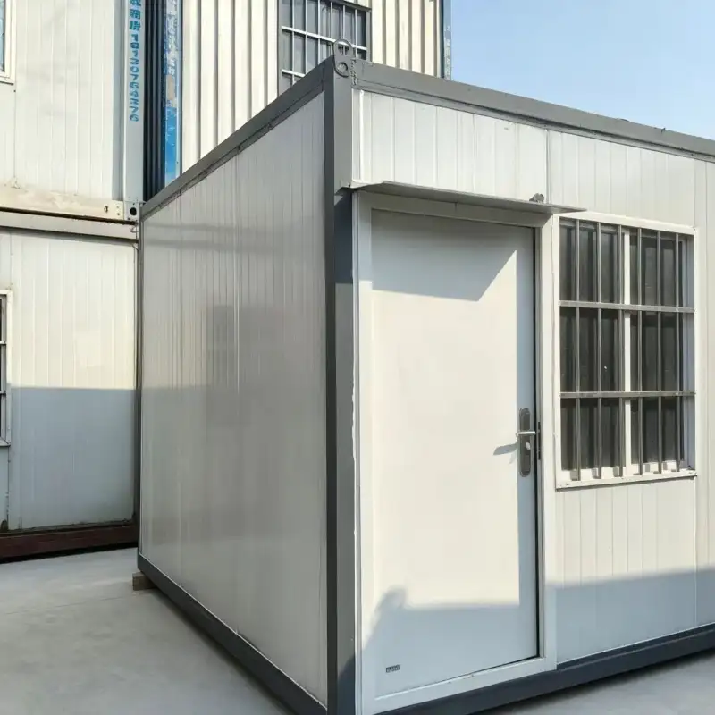 Standard 20ft Flat Pack Container House White Panel Modular Building