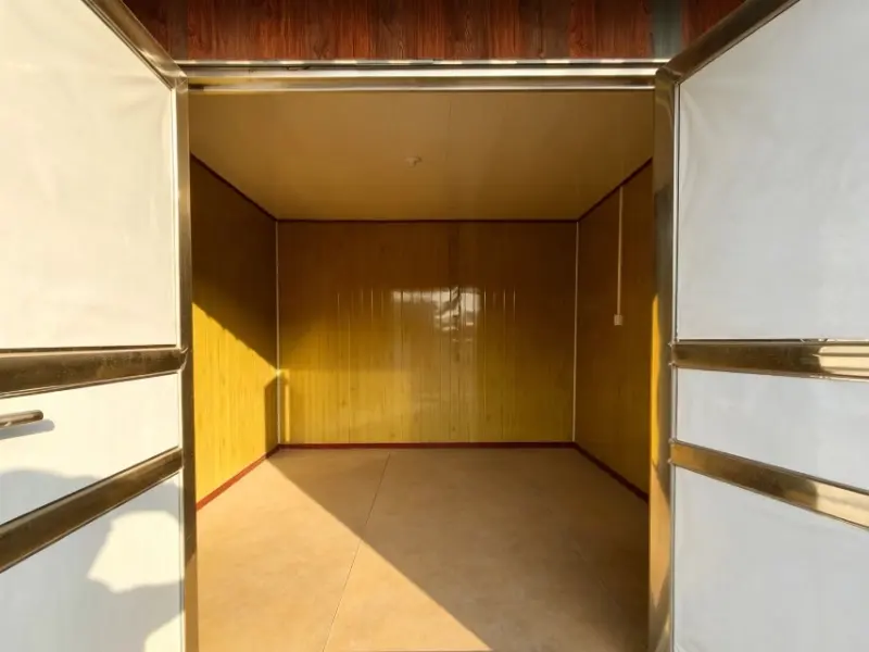 Wood Grain Flat Pack Container House for Modular Accommodation